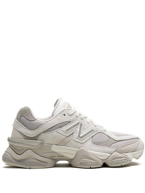 Chunky Shoes New Balance, Staple Sneakers For Women, New Balance 9060 Beige, New Balance Shoes 9060, New Balance Grey Shoes, Gray New Balance Shoes, New Balance 9060 Grey, Nee Balance, 9060 New Balance