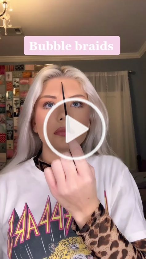 348.7K Likes, 2.3K Comments. TikTok video from GRACE : ) (@grace.williams01): "Bubble braids :))) #hair #hairtutorial #bubblebraids #hairstyle #tutorial #fyp #foryou". Bubble braids . Paparazzi. Bubble Braid, Strawberry Blonde Hair Color, Short Grunge Hair, Bubble Braids, Curly Hair Videos, Faux Locs Hairstyles, Easy Hairstyles For Medium Hair, Hair Streaks, Hairstyles For Medium Length Hair Easy