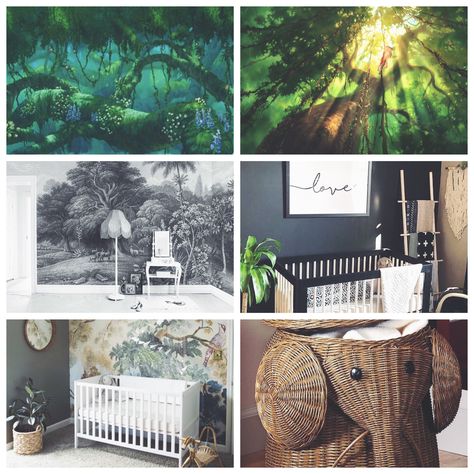 Swamp Theme Nursery, Tarzan Themed Nursery, Tarzan Nursery, Cozy Office Space, Swamp Theme, Disney Themed Nursery, Storybook Nursery, Nursery Room Themes, Boy Nursery Themes