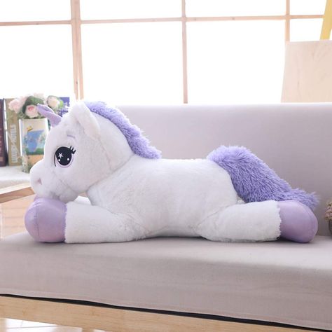 PRICES MAY VARY. ◆Round big eyes, hairy tail, beautiful colors, exquisite workmanship, comfortable plush, you will like this cute stuffed unicorn toy. ◆The huge unicorn plush toy is the perfect gifts for children's birthday, Christmas, Valentine's Day, Thanksgiving, Easter, very soft and beautiful. ◆You can sleep with this extra large unicorn, read a book, is a very good stuffed animal plush pillow cushion, can be placed on the sofa, bed, children's room and so on. ◆Our jumbo unicorns plush doll Unicorn Plushies, Unicorn Stuffed Animal, Unicorn Pillow, Sleeping Bed, Unicorn Doll, Kawaii Unicorn, Baby Birthday Gifts, Unicorn Toys, Unicorn Plush