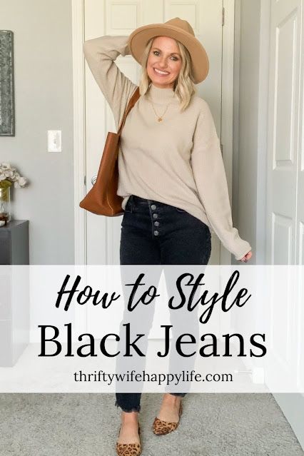 Black Jeans With Sweater Outfit, Black Jeans Outfit Ideas For Women, Black Wash Denim Jeans Outfit, Black Jeans Outfit Winter Work, Tops To Wear With Black Jeans, How To Style Black Straight Leg Jeans, Black Jeans Outfit Fall 2024, Casual Black Jeans Outfits For Women, Black Jeans Outfit Work Casual Office