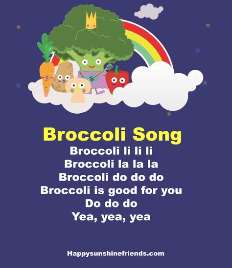 A kids learning video with broccoli and other vegetable. Simple and easy kids songs. Hope kids fall in love with vegetable broccoli video. Broccoli Video, Kids Learning Videos, Kids Vegetables, Learning Video, Learning Ideas, Writing Ideas, Preschool Fun, Music Therapy, Fall Kids