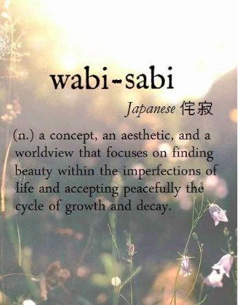 A definition of wabi-sabi, a Japanese concept about finding beauty within imperfection. Wabi Sabi Japanese, Bahasa Jepun, Materi Bahasa Jepang, Design Villa, Uncommon Words, Unusual Words, Better Things, Rare Words, Design Hotel