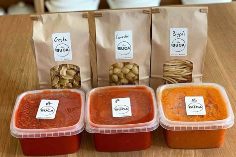 Fresh Pasta Packaging, Italian Food Packaging, Pasta Business, Pasta Market, Pasta To Go, Pasta Delivery, Pasta Recepies, Pasta Gifts, Pasta Packaging