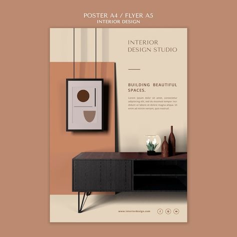 Interior Design Poster, Wooden Wall Design, Furniture Graphic, Interior Design Template, Digital Advertising Design, Business Brochure Design, Graphic Design Business Card, Interior Design Presentation, Instagram Template Design