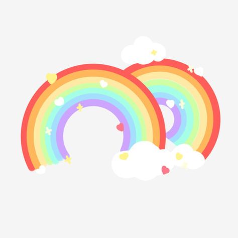 love,rainbow,hand-painted,cute,free,fresh,rainbow clipart,love clipart,cute clipart ของตกแต่ง Png ฟรี, Background Love, Rainbow Clipart, Rainbow Png, Rainbow Painting, Pink Posters, Rainbow Background, Love Rainbow, Colorful Bird