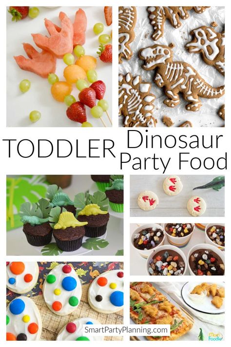 Toddler Dinosaur Party Food Dinosaur Party Veggie Tray, Dinosaur Birthday Appetizers, Food For A Dinosaur Birthday Party, Dinosaur Party Snacks Food Ideas, Dinosaur Themed Snacks For Kids, Dino Food Party, Dinosaur Inspired Food, Dinosaur Party Fruit, Dino Party Foods