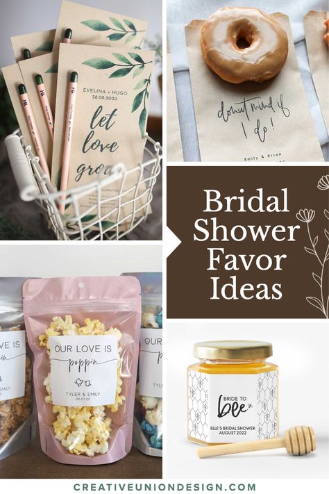 Brunch Bridal Shower Favors Gifts, Brunch Shower Favors, Cookies For Bridal Shower Favors, Lip Balm Party Favors Gift Ideas, Bridal Shower Favours Ideas, Cute Bridal Shower Gifts For Guests, Donut Bridal Shower Favors, Brunch Wedding Favors, Body Scrub Favors