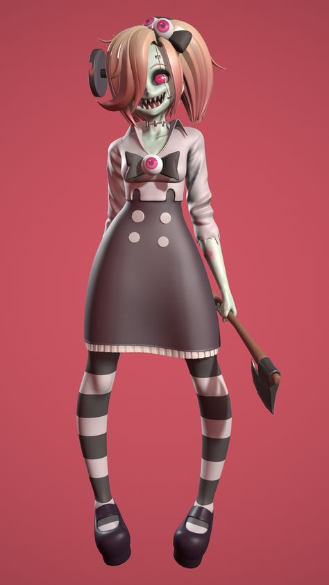 ArtStation - Zombie Girl, Quentin LORDEL Zombie Aesthetic, Zombie School, Anime Zombie, Zombie Drawings, Girl Drawing Easy, Cute Zombie, Girl Face Drawing, Zombie Dolls, Plant Zombie