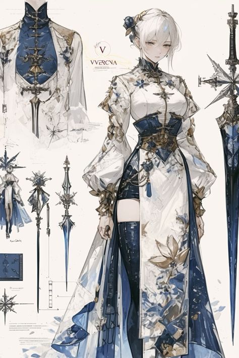 Fantasy Outfits Design, Animated Clothing, Simple Wedding Dress, Dress Design Drawing, Clothing Design Sketches, Concept Clothing, Fashion Drawing Dresses, Drawing Anime Clothes, Dress Design Sketches