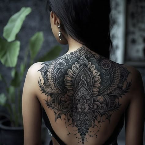 Dark Skin Tattoo, Polynesian Tattoos Women, Arm Sleeve Tattoos For Women, Floral Thigh Tattoos, Tattoos To Cover Scars, Horoscope Tattoos, Ear Tattoo Ideas, Back Piece Tattoo, Ear Tattoos