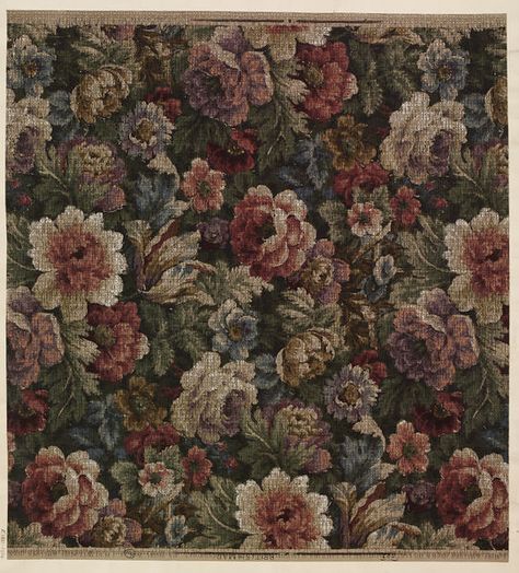 Flower Fabric Texture, Historical Textiles, Victorian Boho, Flower Tapestry, Vintage Floral Fabric, Fabric Textures, Floral Tapestry, Print Inspiration, Stunning Wallpapers