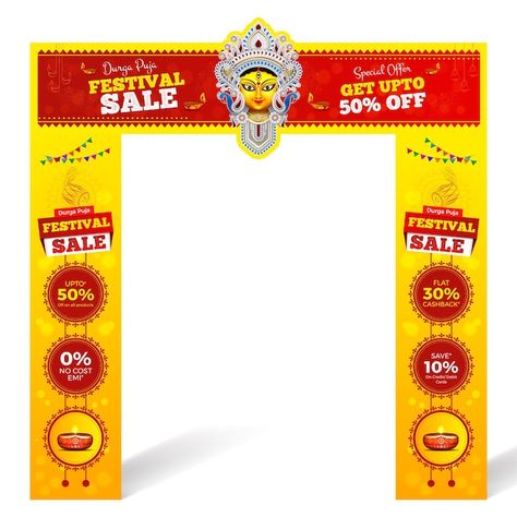 Shop Banner Design Ideas, Offer Banner Design, Offer Poster Design, Navaratri Festival, Office Counter Design, Durga Face, Offer Poster, Offer Banner, Shop Banner Design