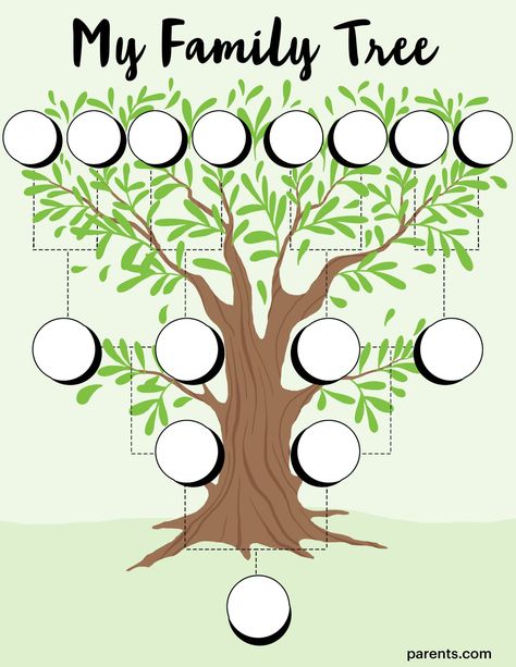 How to Make a Family Tree With Kids My Family Tree For Kids, Family Tree Template Free Printables Genealogy Forms, How To Make A Family Tree, Family Tree Ideas Aesthetic, Creative Family Tree Ideas For School, Family Tree Ideas For School Project, Free Family Tree Template Printables, Family Tree Art Creative, Family Trees Ideas