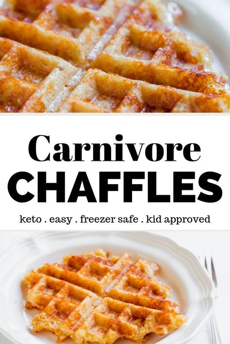 Carnivore Chaffle, Caveman Diet Recipes, Keto Carnivore, Chaffle Recipe, The Carnivore Diet, Waffle Ingredients, Recipes Meat, Caveman Diet, Meat Diet