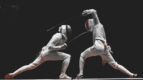 Fencer Poses Reference, Fencing Art, Photo Sport, Poses Dynamiques, Action Pose Reference, Action Pose, Anatomy Poses, Human Reference, Body Reference Poses