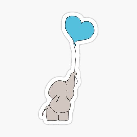 "elephant sticker " Sticker by elliejenner | Redbubble Elephant Stickers, Coloring Stickers, My Vibe, Laptop Stickers, Top Artists, Sticker Design, Sell Your Art, Vinyl Sticker, Independent Artist