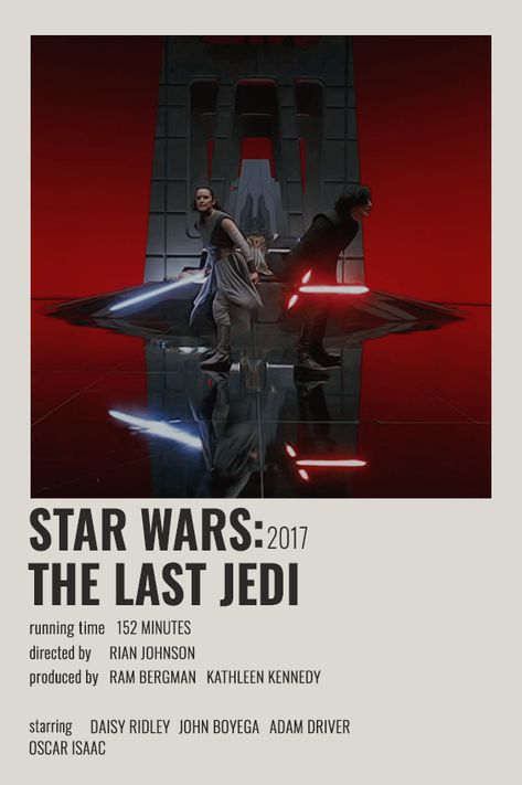 Minimalist Polaroid Poster, Polaroid Posters, Iconic Movie Posters, Star Wars The Last Jedi, Film Posters Minimalist, Film Poster Design, Polaroid Poster, The Last Jedi, Movie Poster Wall