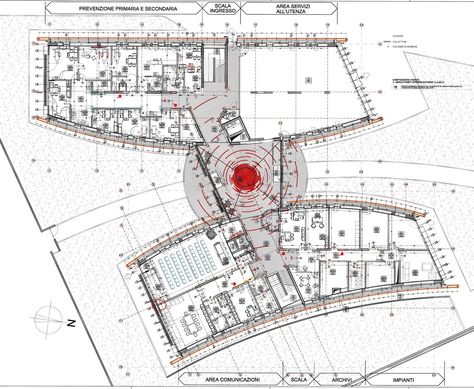 Grid Architecture Plan, Triangular Architecture, Grid Plan, Grid Architecture, School Floor Plan, Curve Building, Grid Structure, School Building Design, Architecture Blueprints