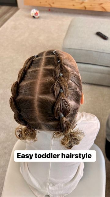 Maddie Obray on Instagram: "“Oh yeah let’s do this!” My favorite part of the whole video🥹 here’s another hair tutorial for you guys! Let me know if you try it🫶🏼 #toddlerhairstyles #hairtutorial #toddler" Toddler Girl Easter Hairstyles, Little Baby Girl Hairstyles For Short Hair, Little Gurl Hairstyles Kids, Cute Little Kid Hairstyles, Toddler Hairstyles For Fine Hair, Toddler Hairstyles Girl Updo, Hair For Little Kids Easy, Toddler Swim Hairstyles, Toddler Hairstyles Girl Summer