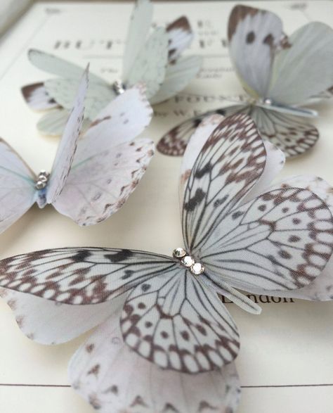 Excited to share the latest addition to my #etsy shop: Silk Bridal Butterfly hair clips. Wedding accessory with Swarovski Crystals. #weddings #accessories #white #beige #gardenoutdoor #wedding #hairaccessory #butterflyhairclip #papillon Hair Clips Wedding, Bridal Hair Clips, Silk Butterfly, Butterfly Aesthetic, Butterfly Hair Clips, White Butterflies, Wedding Barrettes, Delicate Butterfly, Crystal Butterfly