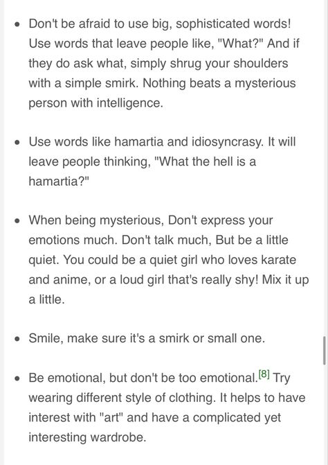 How To Be Quiet And Mysterious, How To Be Mysterious Tips, How To Look Mysterious, How To Be More Quiet, How To Be Quiet At School, Being Mysterious, How To Be Mysterious, Meat Church, School Aesthetics