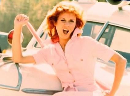 The one, the only... Pinky Tuscadero. Pinky Tuscadero, Happy Days Tv Show, 50s Dance, The Fonz, Demolition Derby, Pinky Swear, Gray Sky, Vintage Lifestyle, Classic Television