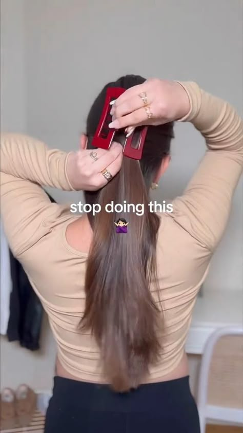 red claw clips ️#hairtok #clawclip #clawcliphairstyles #clawcliphack #cutehairstyles #holidayhair #holidayhairideas #longhairstyles #schoolhairstyles #hairstyletutorial #hairstyleideas #hairhacks101 #hairtransformation #hairstyles #christmashairstyles #holidayhairstyle #hairhack #summerhairstyles #easyhairstyles #hairstyleideas #cutehairstyles #hairtutorial #hairtrends2023 #foryou #fypシ How To Do A Clip Hairstyle, How To Put In Claw Clips, Hair Down Claw Clip Styles, Claw Clip Hair Styles For Thick Hair, Claw Clip Hairstyles Long Hair Layers, Slick Back Hair Claw Clip, Hairstyles With Hair Clips Long Hair, Hair Up Claw Clip Hairstyle, Easy Small Claw Clip Hairstyles