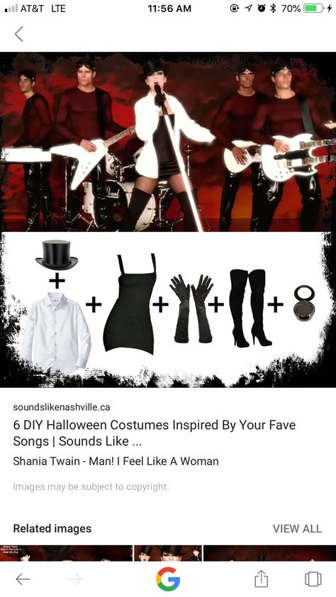 Shania Costume, Black Boot Costume Ideas, Shania Twain Costume Halloween, Shania Twain Halloween Costume, Shania Outfits, Famous Singer Costumes, Shania Twain Costume, 90s Costume Ideas Woman, Shania Twain Concert Outfit