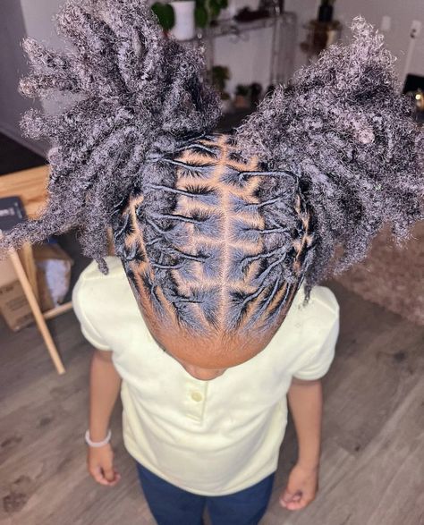 Back To School Locs Hairstyles, Short Loc Styles Barrel Twist, Dread Retwist Styles, Hair Styles For Short Dreads, Pigtail Loc Styles, Dread Hairstyles For Kids, Cute Lock Hairstyles, Back To School Loc Styles, Back To School Hairstyles Locs