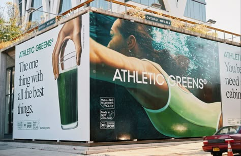 Athletic Greens' New Branding Feels Soulful, Healthy, And Clean | Dieline - Design, Branding & Packaging Inspiration Athletic Branding Design, Healthy Branding, Pilates Branding, Athletic Branding, Health Branding, Travel Branding, Advertisement Layout, Branding Campaign, Green Branding