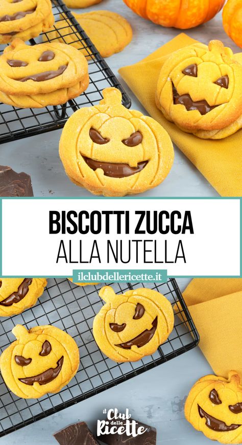 I Biscotti di Halloween alla Nutella sono dei biscotti a forma di zucca e farciti con crema di nocciole. Ecco la nostra ricetta per preparare dei dolci facili di Halloween. Biscotti Halloween, Halloween 2024, Nutella, Halloween Party, Vision Board, Halloween