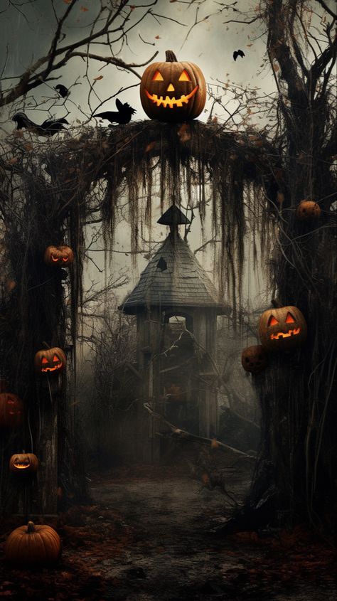 Scary Printable Pictures, Halloween Scene Ideas, Fall And Halloween Aesthetic Wallpaper, Halloween Phone Wallpaper Dark, Samhain Aesthetic Wallpaper, Halloween Creepy Aesthetic, Horror Halloween Wallpaper, Halloween Scary Aesthetic, Samhain Wallpaper