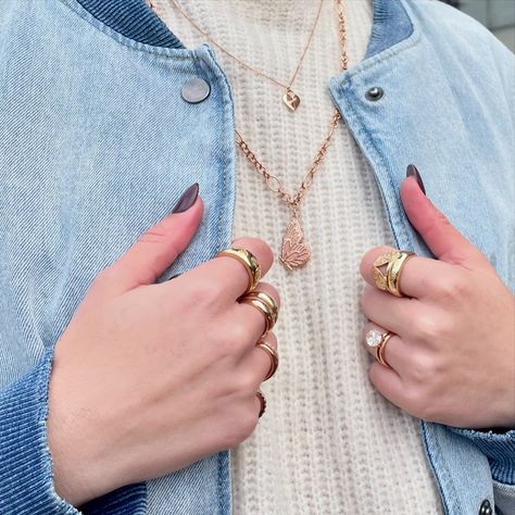 Jean Jackets + Jewels 💙 Elevating spring style with a dash of denim and all the gold. #springstyle #springinspo #springfashion #denimstyle #denimjacket #finejewelry #jewelryinspo #jotd #springvibes Spring Inspo, April 16, Spring Vibes, Spring Style, Jewelry Inspo, The Gold, Jean Jackets, Denim Fashion, Jean Jacket