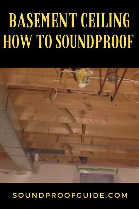 Soundproof Basement Ceiling, Ceiling Soundproofing, Unfinished Basement Ceiling, Ceiling Basement, Nicole Curtis, Basement Remodel Diy, Basement Inspiration, Diy Basement, Basement Plans