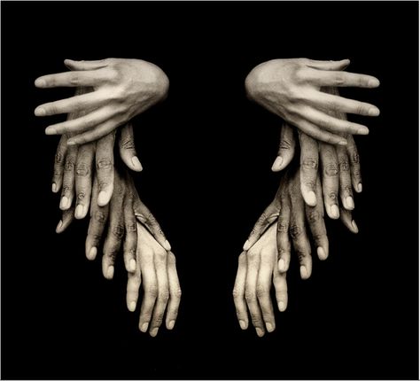 Angel's Wings made from hands ~ Lama Quotes, Wings To Fly, I Believe In Angels, Hand Photography, Louise Bourgeois, Angels Among Us, Foto Art, Dalai Lama, Hand Art