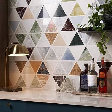 All Indoor Tiles - Shop By Application Triangle Tiles, Indoor Tile, Mosaic Backsplash, Calacatta Gold, Marble Mosaic Tiles, Micro Mosaic, Marble Tiles, Marble Mosaic, Pergola Shade