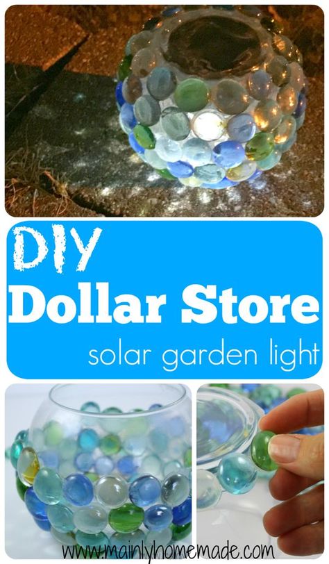 DIY solar garden globe light you can make for less than three dollars. Add a little glow to your yard with this easy to make solar garden light. Solaire Diy, Glass Crafts Diy, Outdoors Ideas, Solar Lights Diy, Solar Light Crafts, Yard Diy, Diy Suncatchers, Lights Diy, Garden Globes