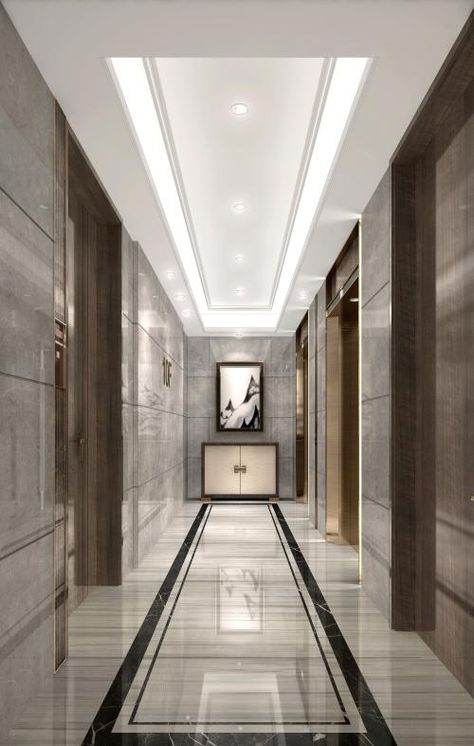 Classy Ceiling Design, Corridor Tiles Design, Corridor Flooring Design, Floor Pattern Design, Marble Flooring Design, Lobby Interior Design, Corridor Design, Elegant Living Room Decor, Marble Floors