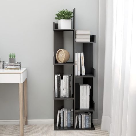 Cosy Reading Corner, Library Bookcase, Cozy Reading Corners, Book Cabinet, Standing Shelves, Sonoma Oak, High Gloss White, Small Living Rooms, Small Living