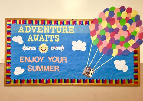 Pto Bulletin Board, Disney Bulletin Boards, Graduation Bulletin Board, Pta Bulletin Boards, Summer Bulletin Board, Holiday Bulletin Boards, Bulletin Boards Theme, Summer Bulletin Boards, Birthday Bulletin Boards