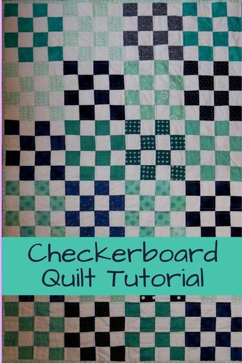 Checkerboard Quilt Block Free Tutorial - Darcy Quilts Checkerboard Quilt Pattern Free, Checkerboard Quilt, Baby Quilt Tutorials, Baby Quilt Pattern, Fat Quarter Quilt, Baby Quilt Patterns, Upcycle Sewing, Beginner Quilt Patterns, Quilt Labels