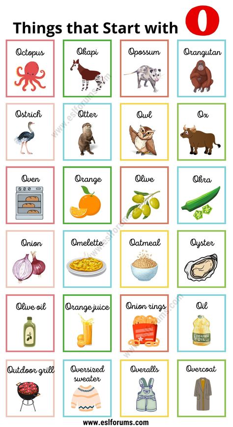 180 Nice Things that Start with O Things That Start With A, Letter Pictures, Oyster Plant, Tenses Chart, Oatmeal With Fruit, Polish Names, The Letter N, Bright Red Nails, Simple Present Tense