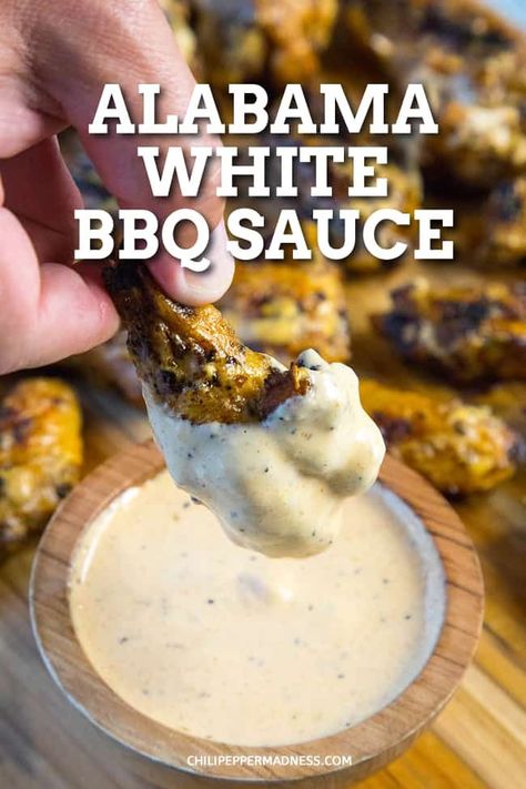 Alabama White Bbq Sauce, Alabama White Sauce, White Bbq Sauce, Homemade Bbq Sauce Recipe, White Sauce Recipes, Barbecue Sauce Recipes, Barbeque Sauce, Bbq Sauce Recipe, Bbq Sauce Homemade