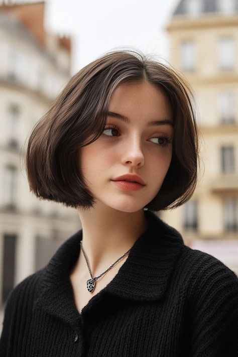 haircuts, hairstyles, fashion Cute Hairstyles With Curtain Bangs, Timeless Haircut, Hairstyles With Curtain Bangs, Messy Bob Haircut, Wavy Bob Haircuts, Hot Haircuts, Shoulder Length Bob, Stylish Short Haircuts, Wavy Curls