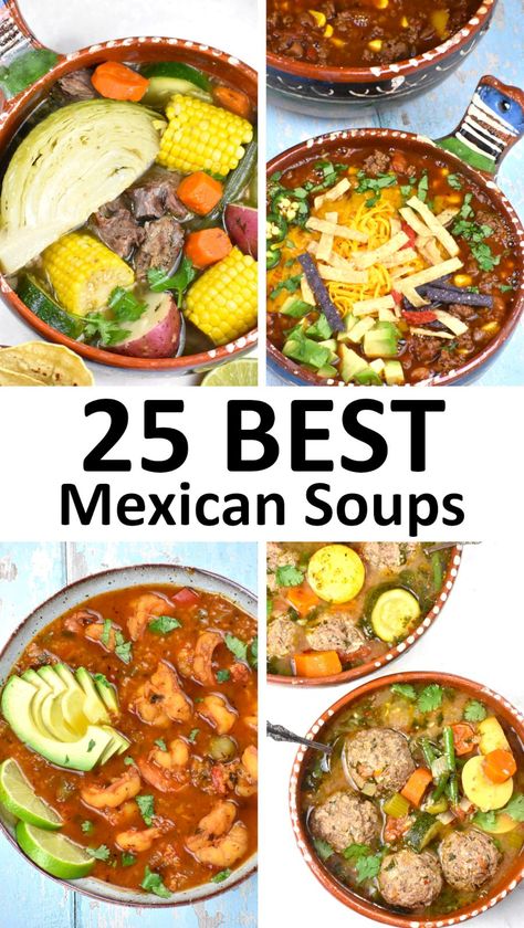 Fall Dinner Recipes Mexican, Homemade Mexican Soup, Mexican Soup For Sickness, Mexican Cold Weather Food, Mexican Rice Soup Recipe, Authentic Mexican Food Recipes Soups, Spicy Mexican Soup Recipes, Consomme Soup Mexican, Mexico In My Kitchen Recipes