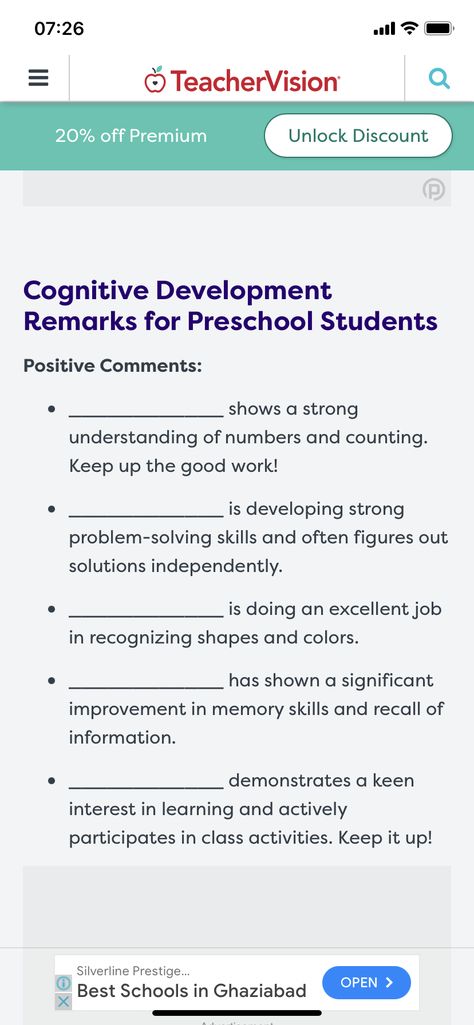 Positive Comments For Students, Comments For Report Cards, Body Parts For Kids, Teacher Comments, Report Comments, School Report Card, Report Card Comments, Positive Comments, Report Card