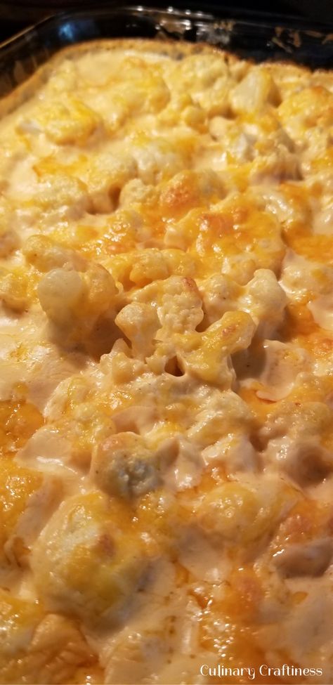 Low Carb Cheesy Cauliflower Bake – Culinary Craftiness Shred 10, Cheesy Cauliflower Bake, Cauliflower Bake, Keto Veggies, Keto Vegetables, Keto Bbq, Keto Dishes, Keto Sides, Keto Casserole