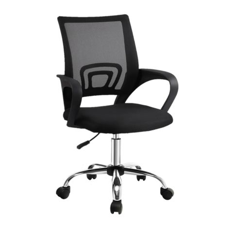 Fix Your Posture, Black Office Chair, Mesh Chair, Executive Office Chairs, Chair Height, Home Office Accessories, Mesh Office Chair, Office Desk Chair, Chrome Colour