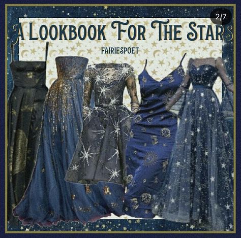 Space Prom Outfit, Celestial Inspired Outfits, Whimsigothic Wedding Dress, Lunarpunk Aesthetic Outfits, Galaxy Clothes Aesthetic, Astroacademia Outfits, Fantasy Astronomy Aesthetic Outfits, Celestial Party Outfit, Spacecore Clothes